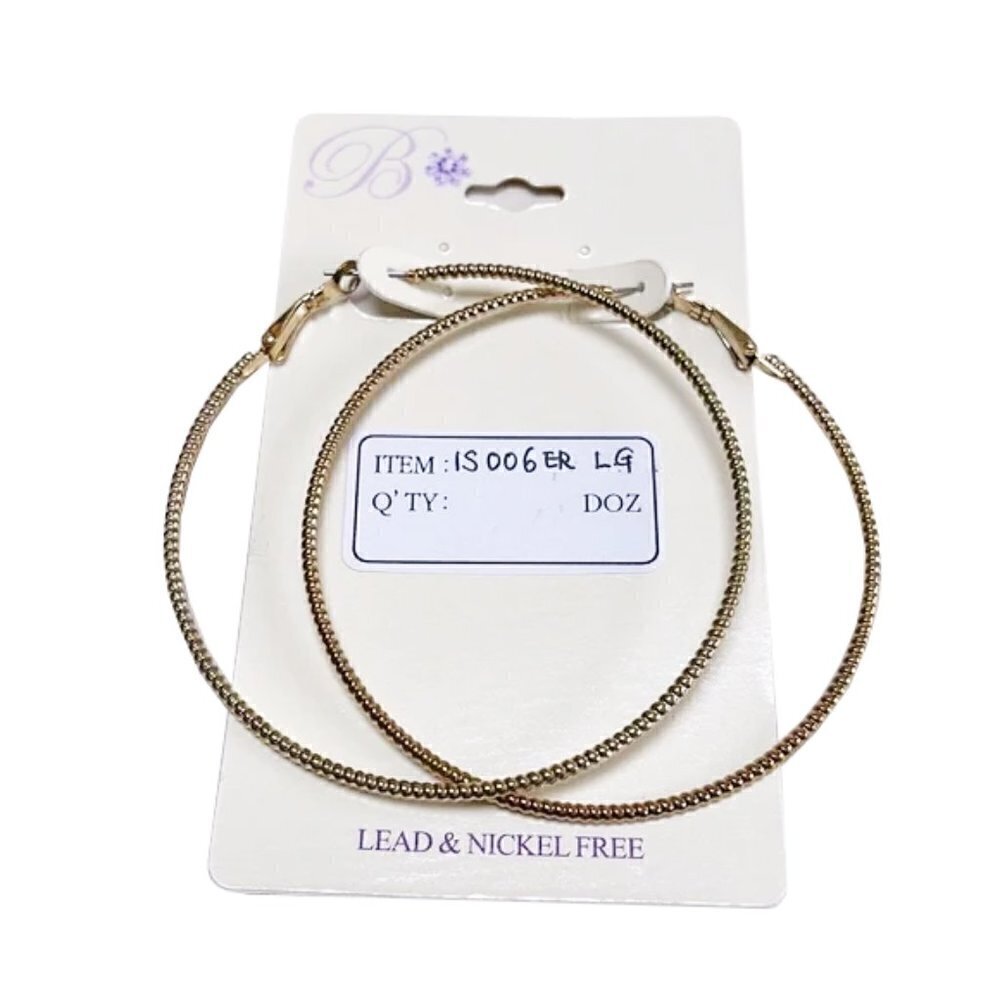 👋 3/$15 FASHION JEWELRY Dangling Hoop Earrings
